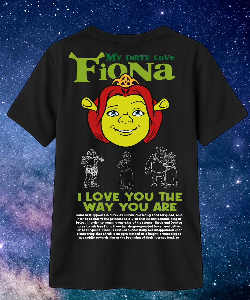 Camisa para compartir de sherk