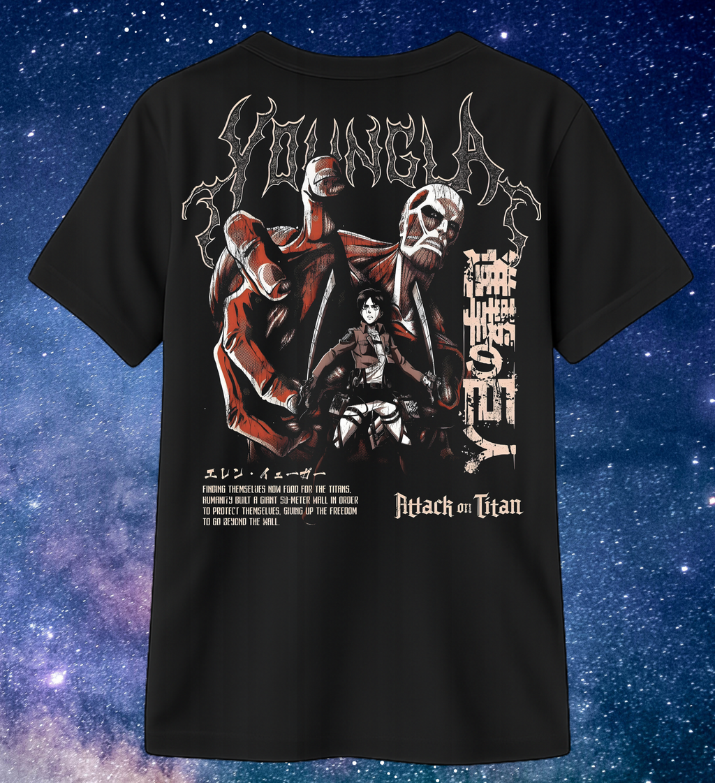 Camisa de Attack on Titan