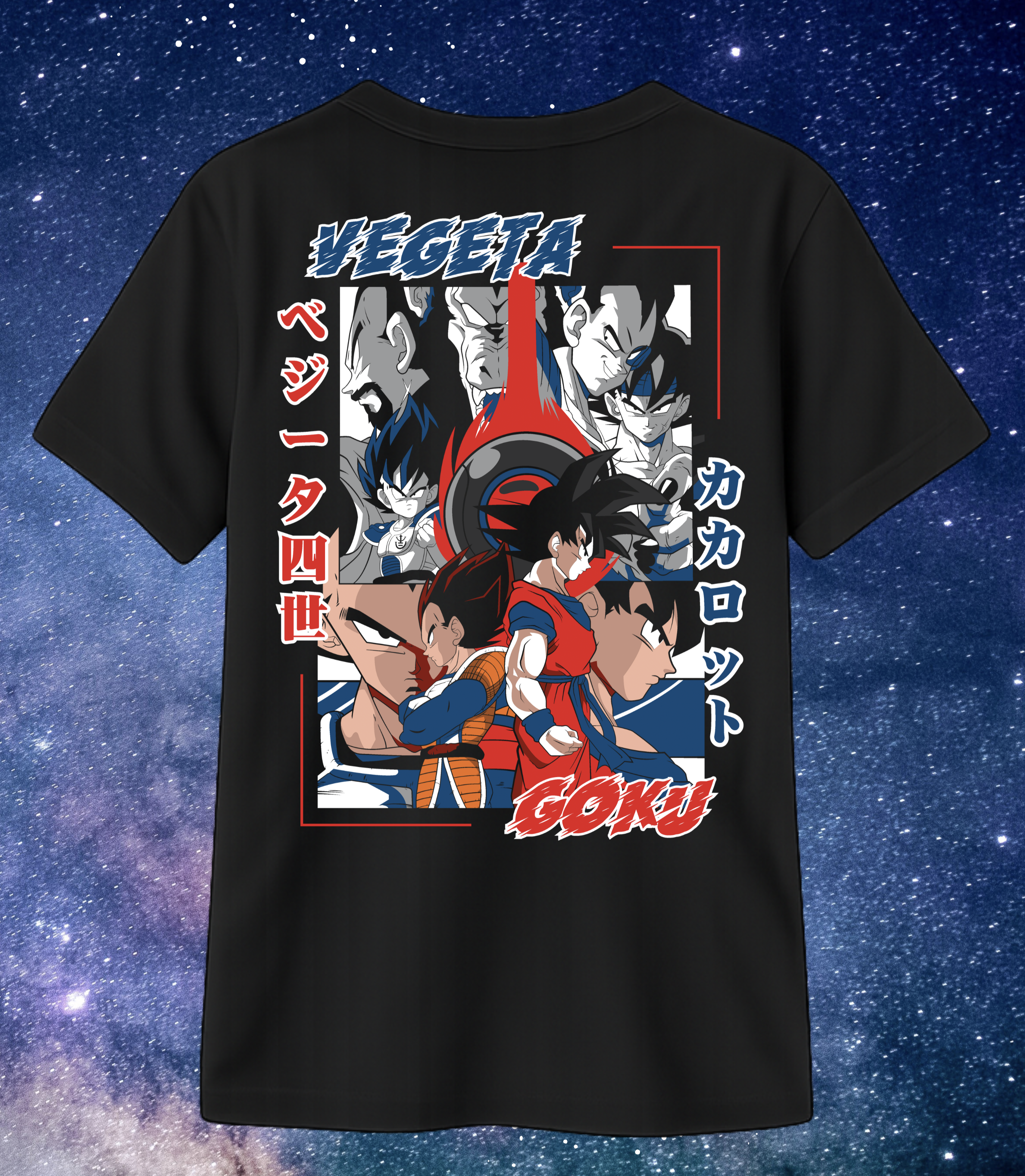 Camisa de Vegetta y Goku
