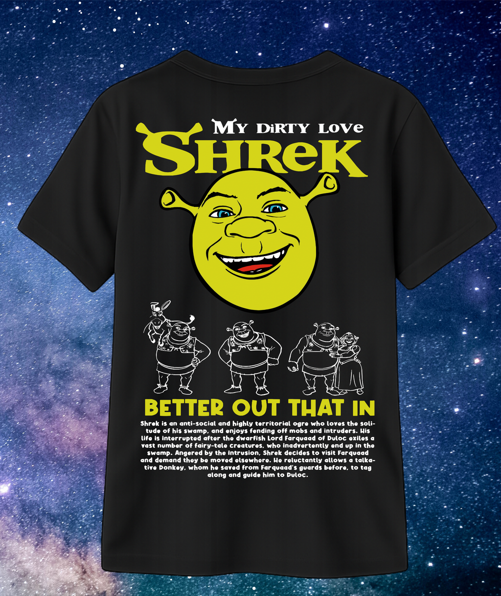 Camisa para compartir de sherk