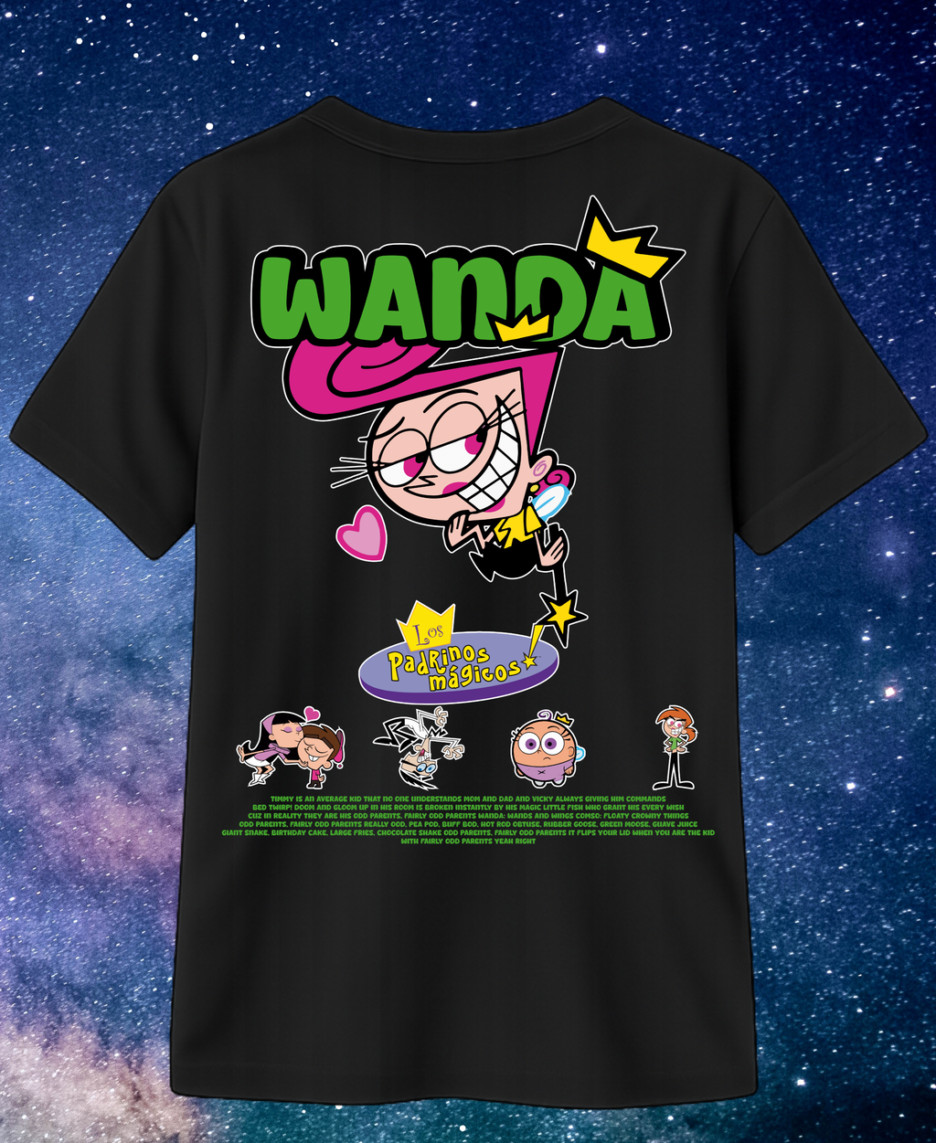 Camisa para compartir de los padrinos magicos