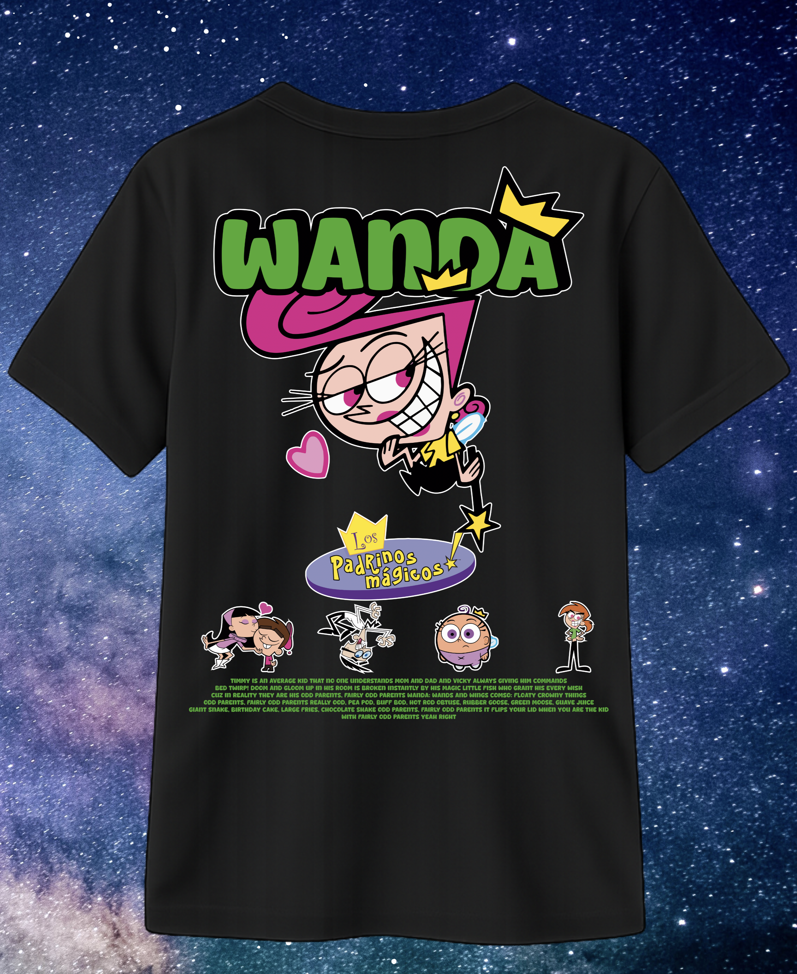 Camisa para compartir de los padrinos magicos