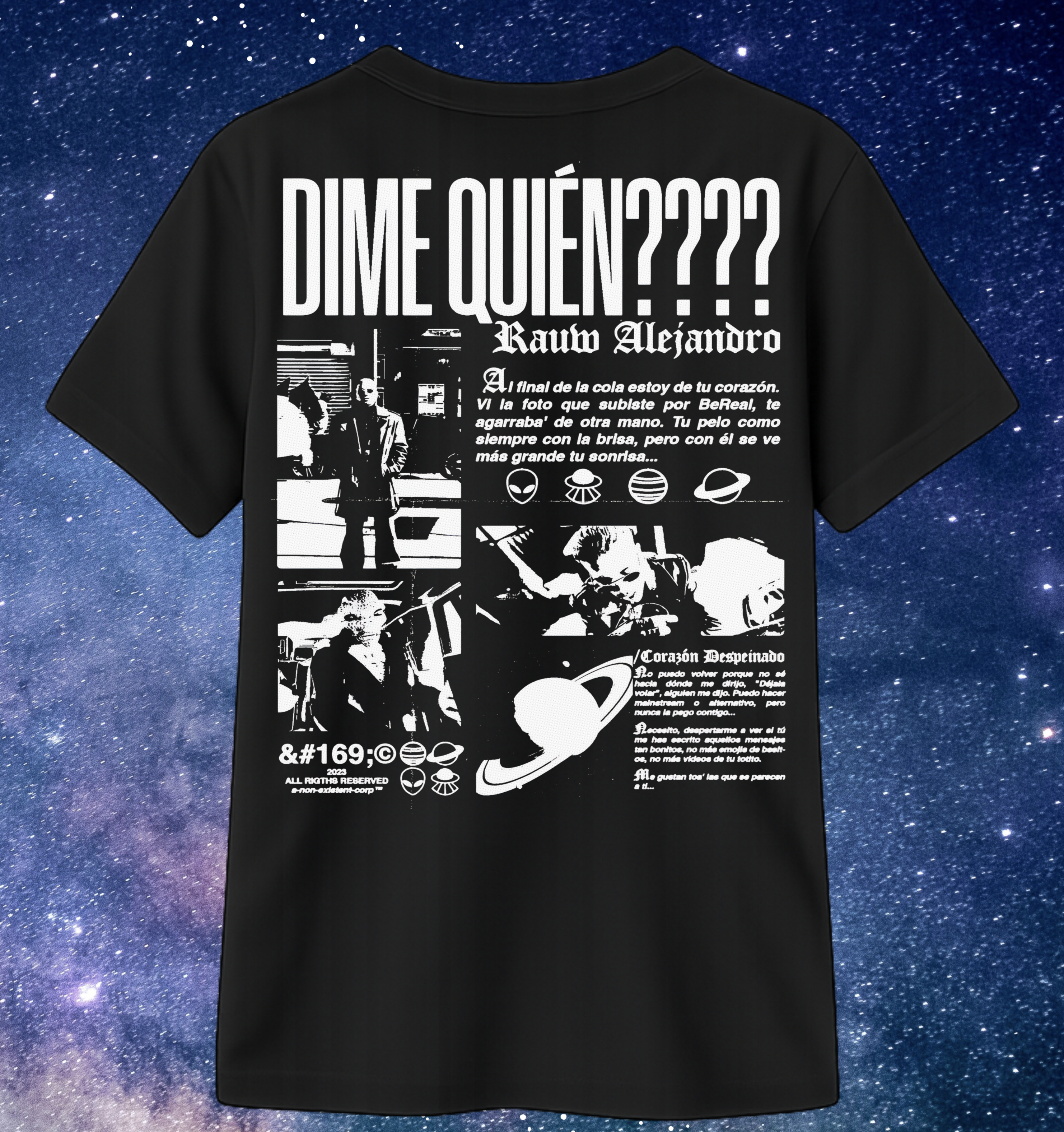 Camisa de Rauw Alejandro