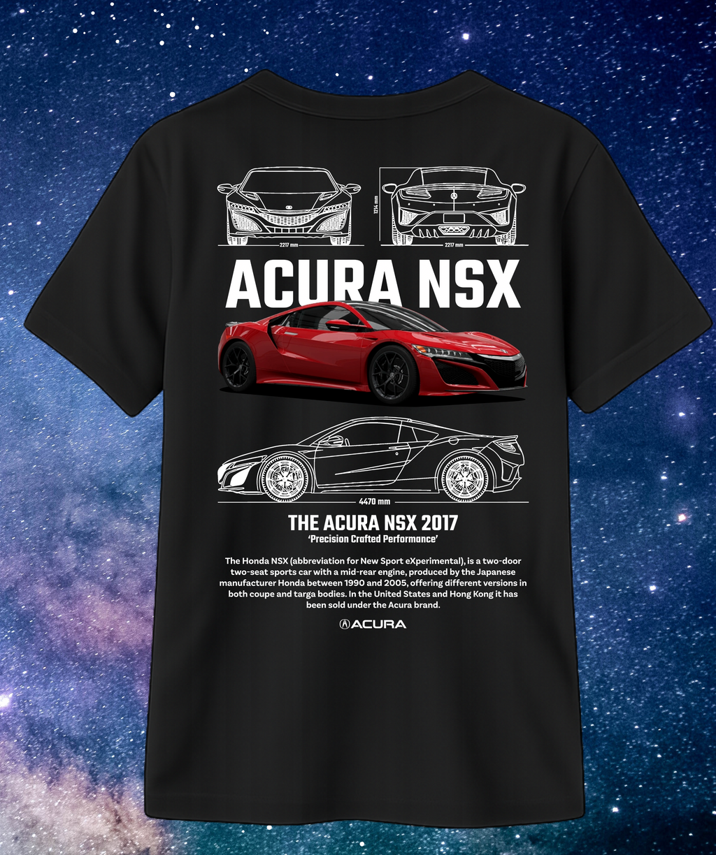 Camisa de Acura NSX