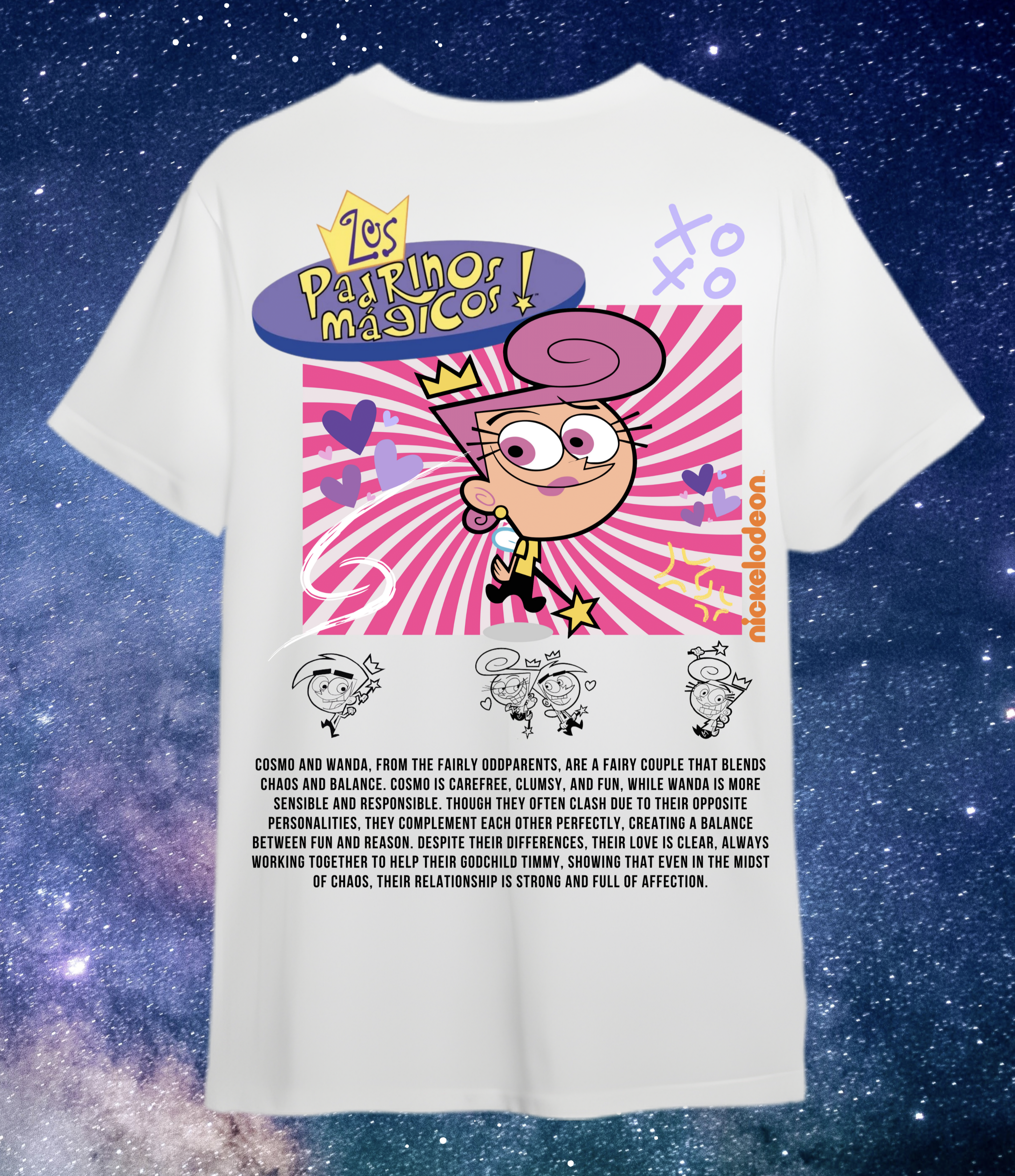 Camisa para compartir de los padrinos magicos