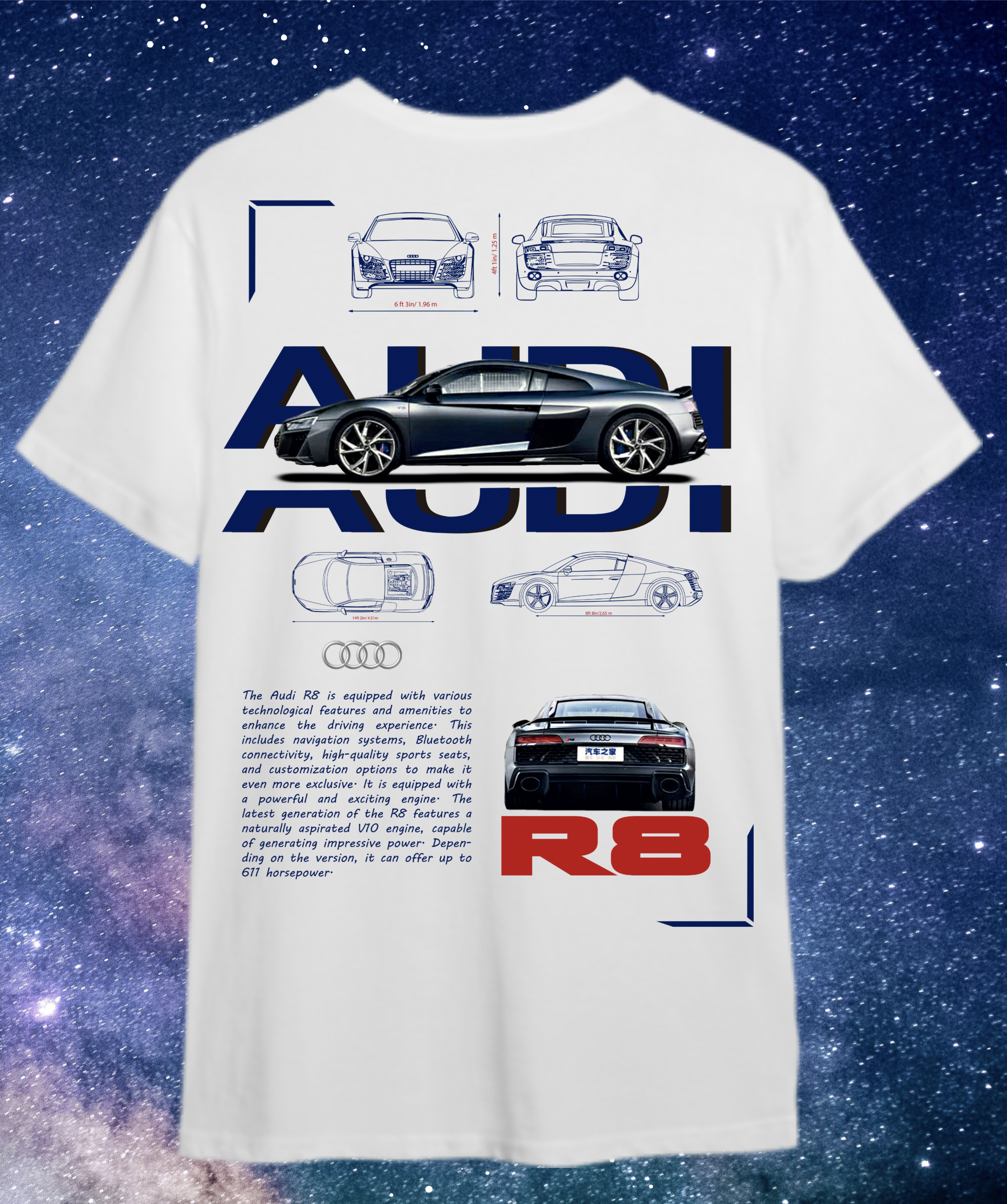 Camisa de Audi R8