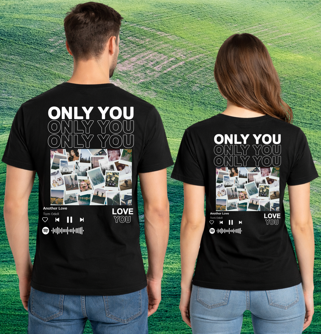 Camisa para compartir de novios