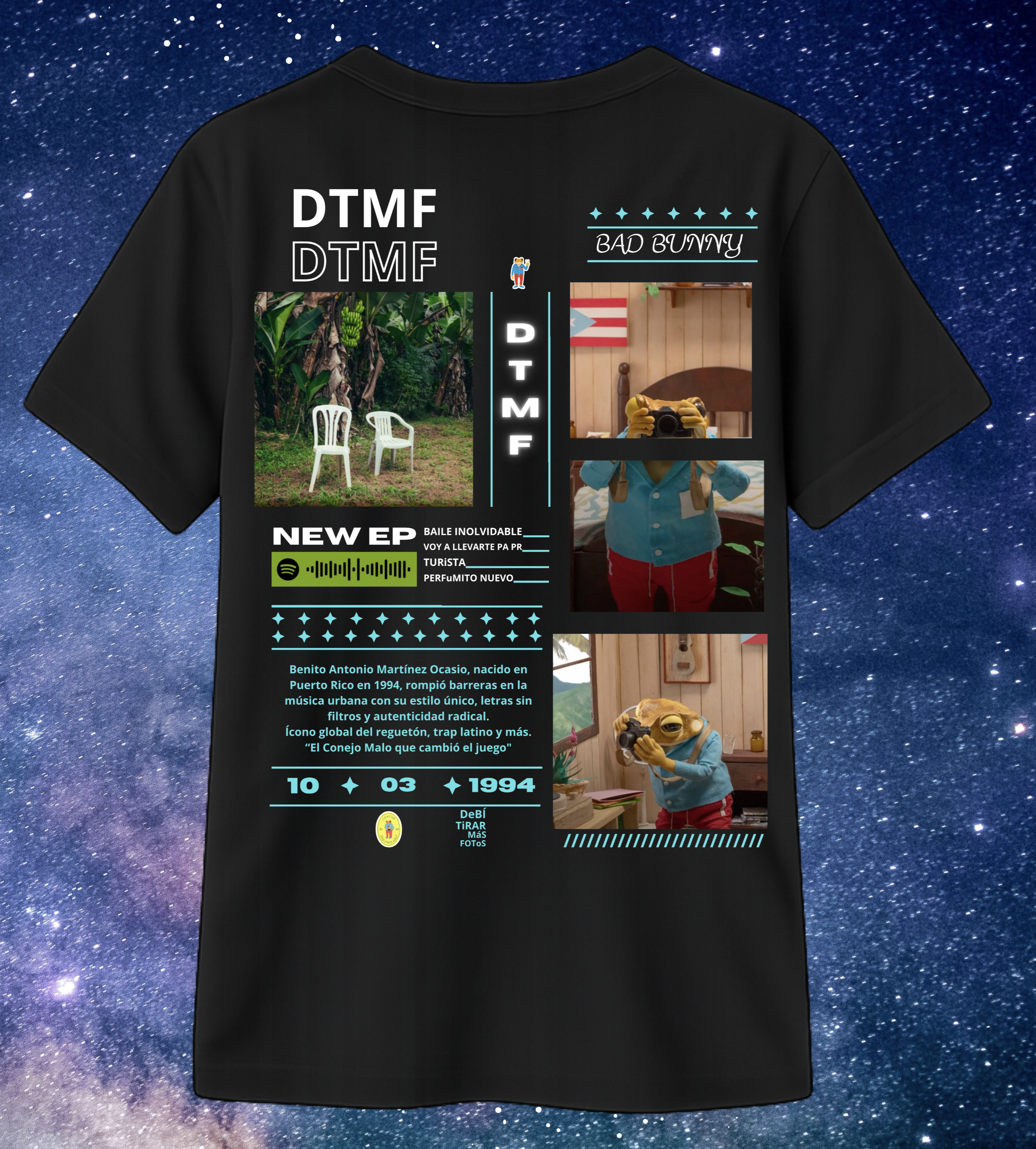 Camisa de Bad bunny