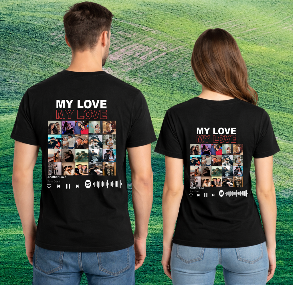 Camisa para compartir de novios