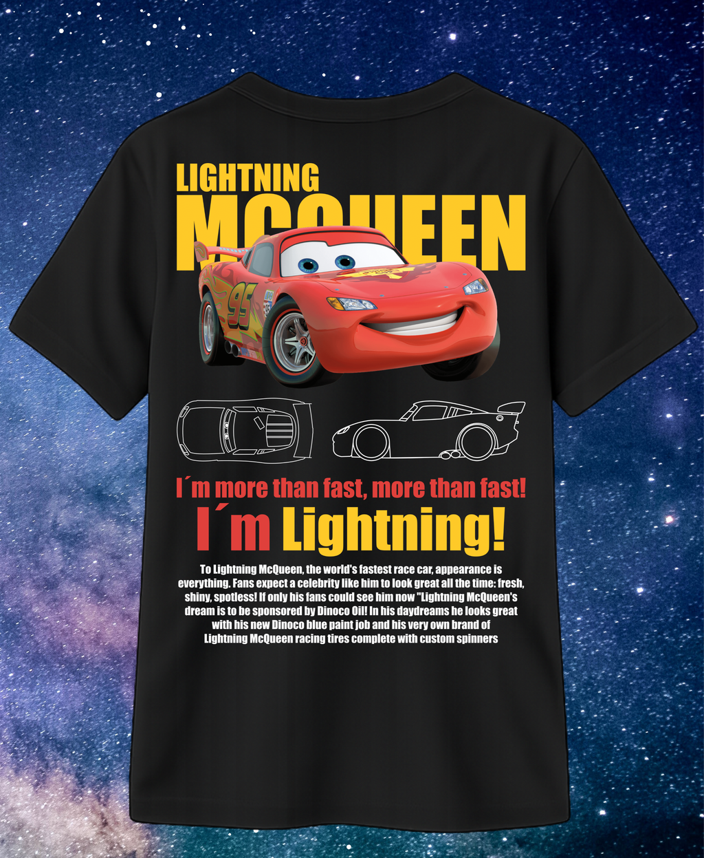 Camisa para compartir de Cars