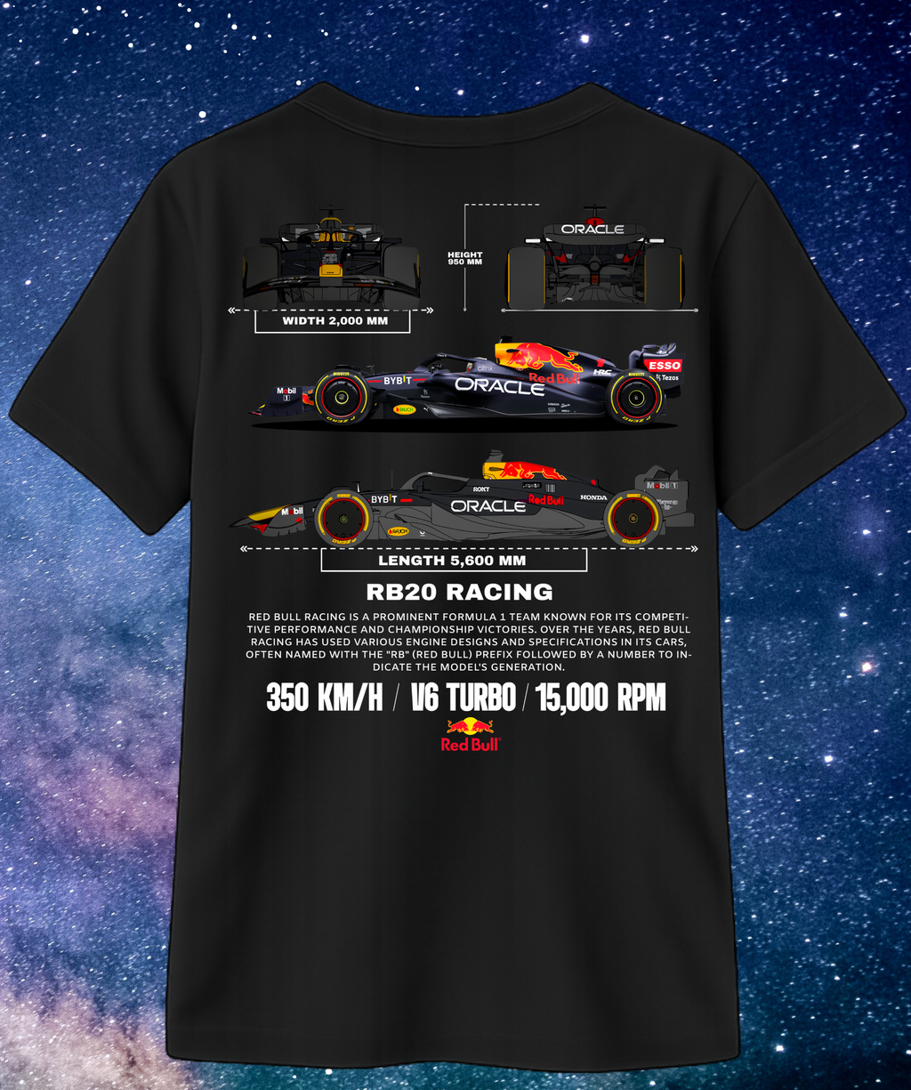 Camisa de Redbull Racing