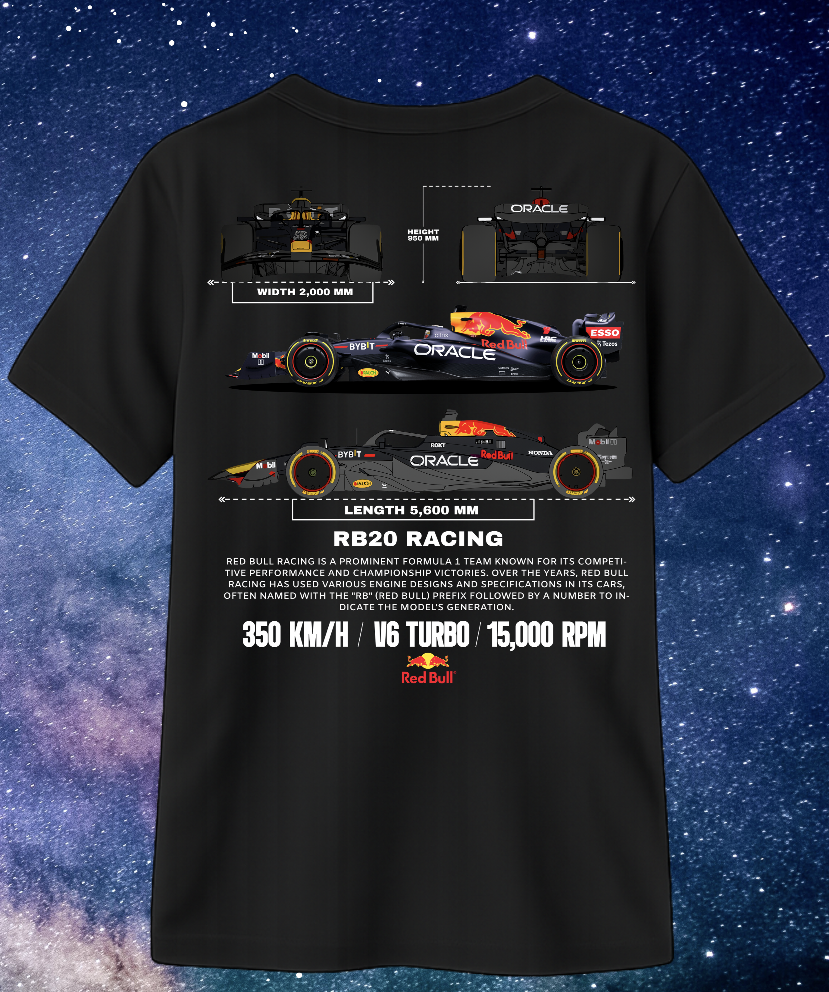 Camisa de Redbull Racing