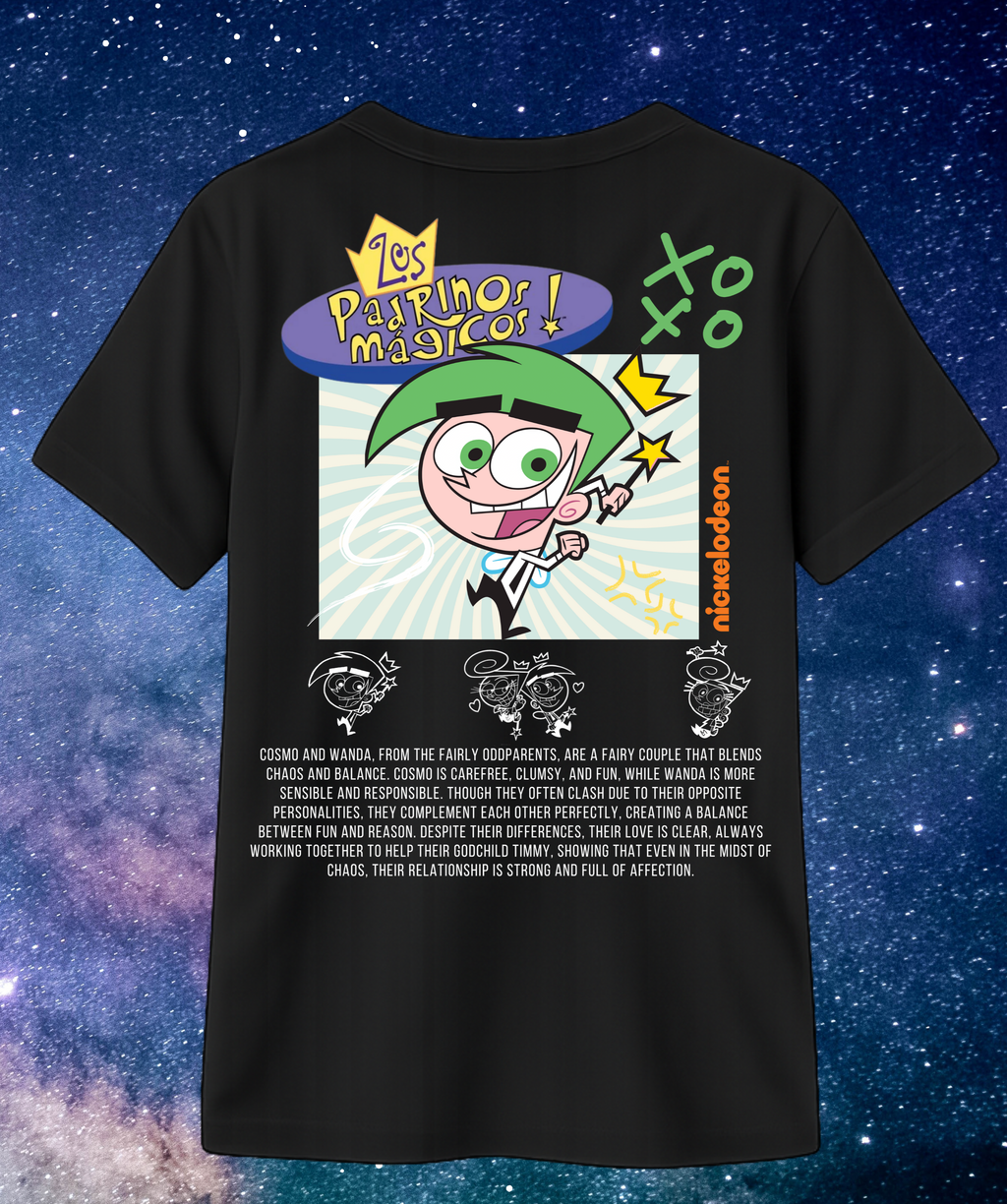 Camisa para compartir de los padrinos magicos