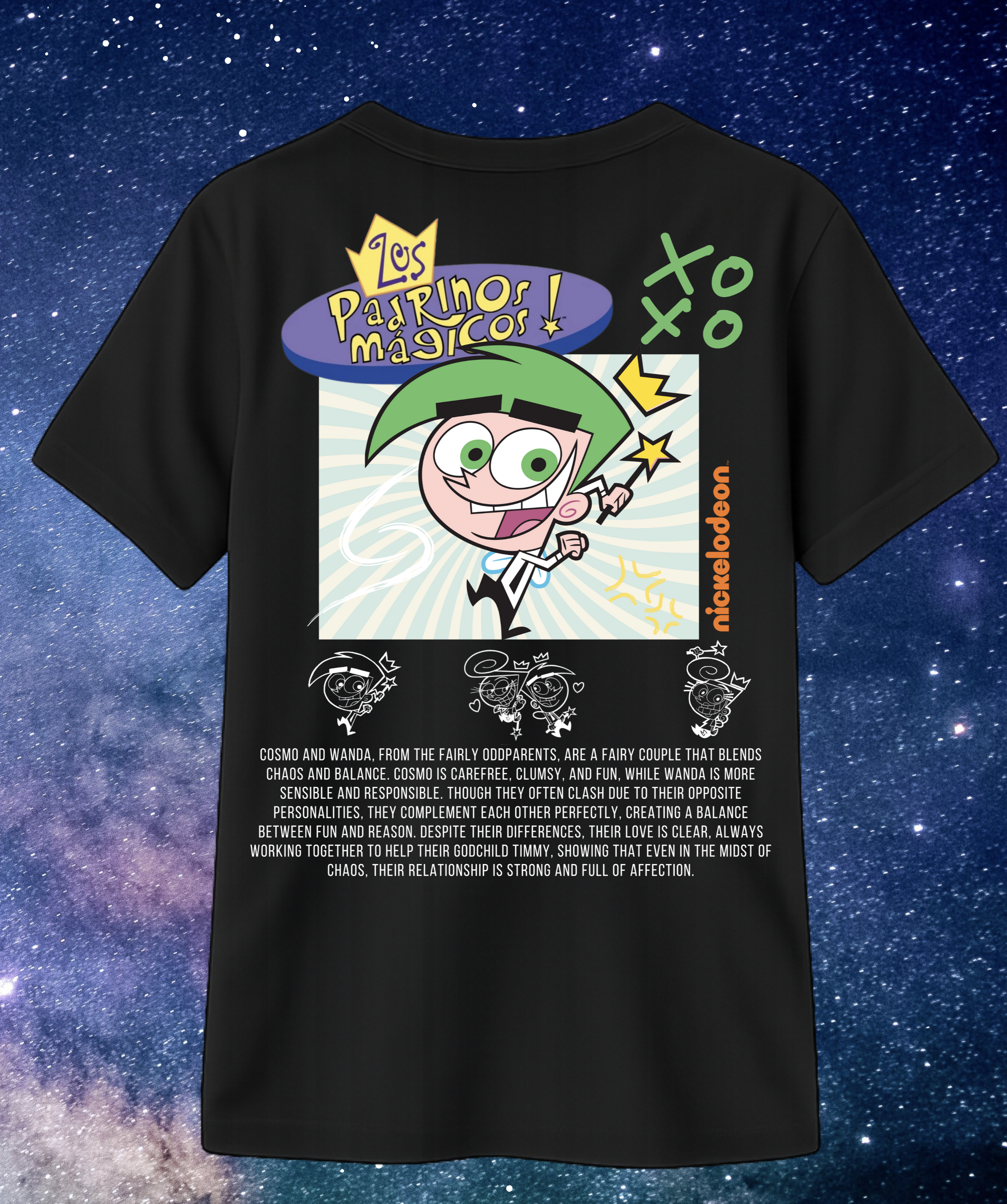 Camisa para compartir de los padrinos magicos