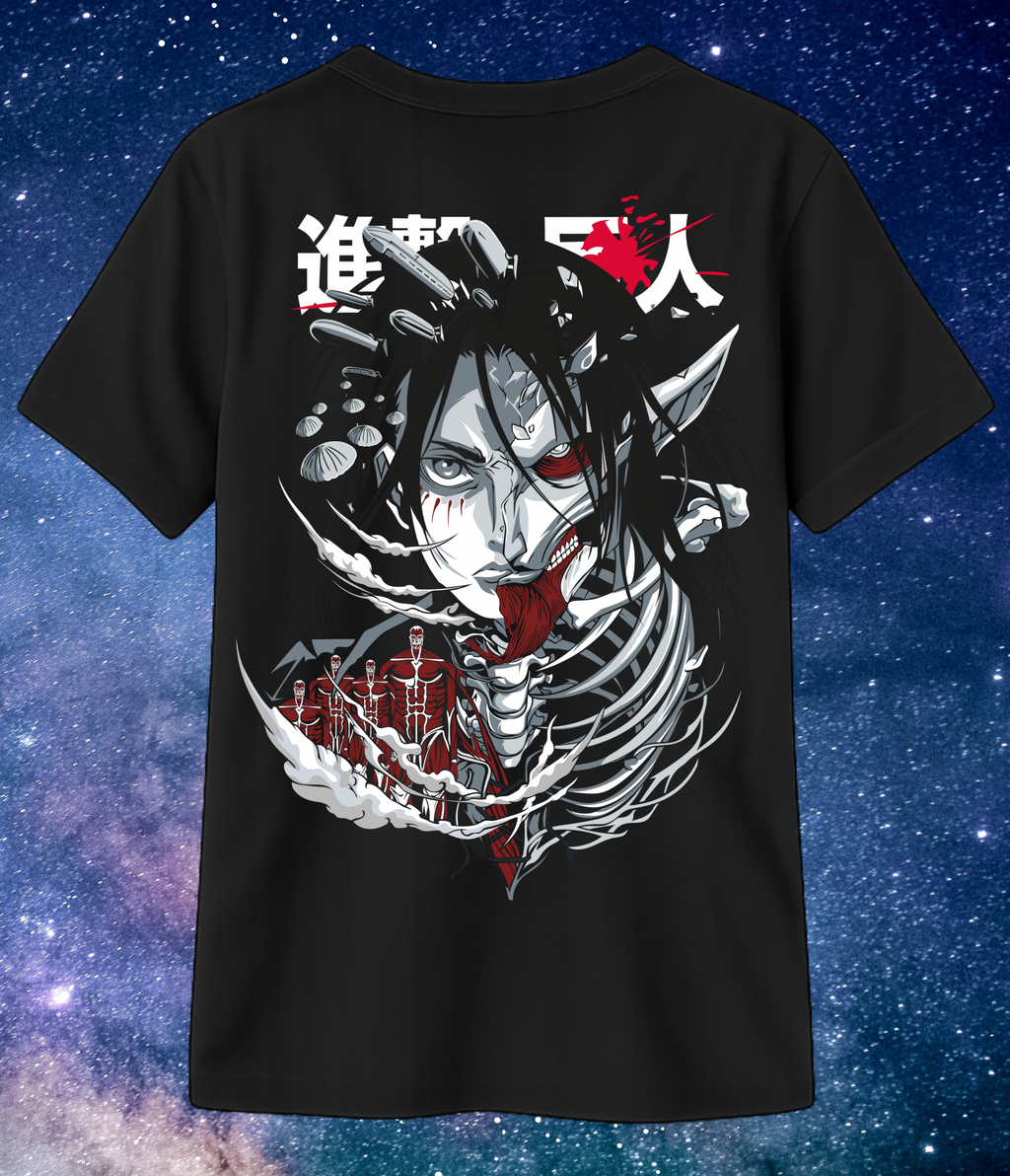Camisa de Attack on Titan
