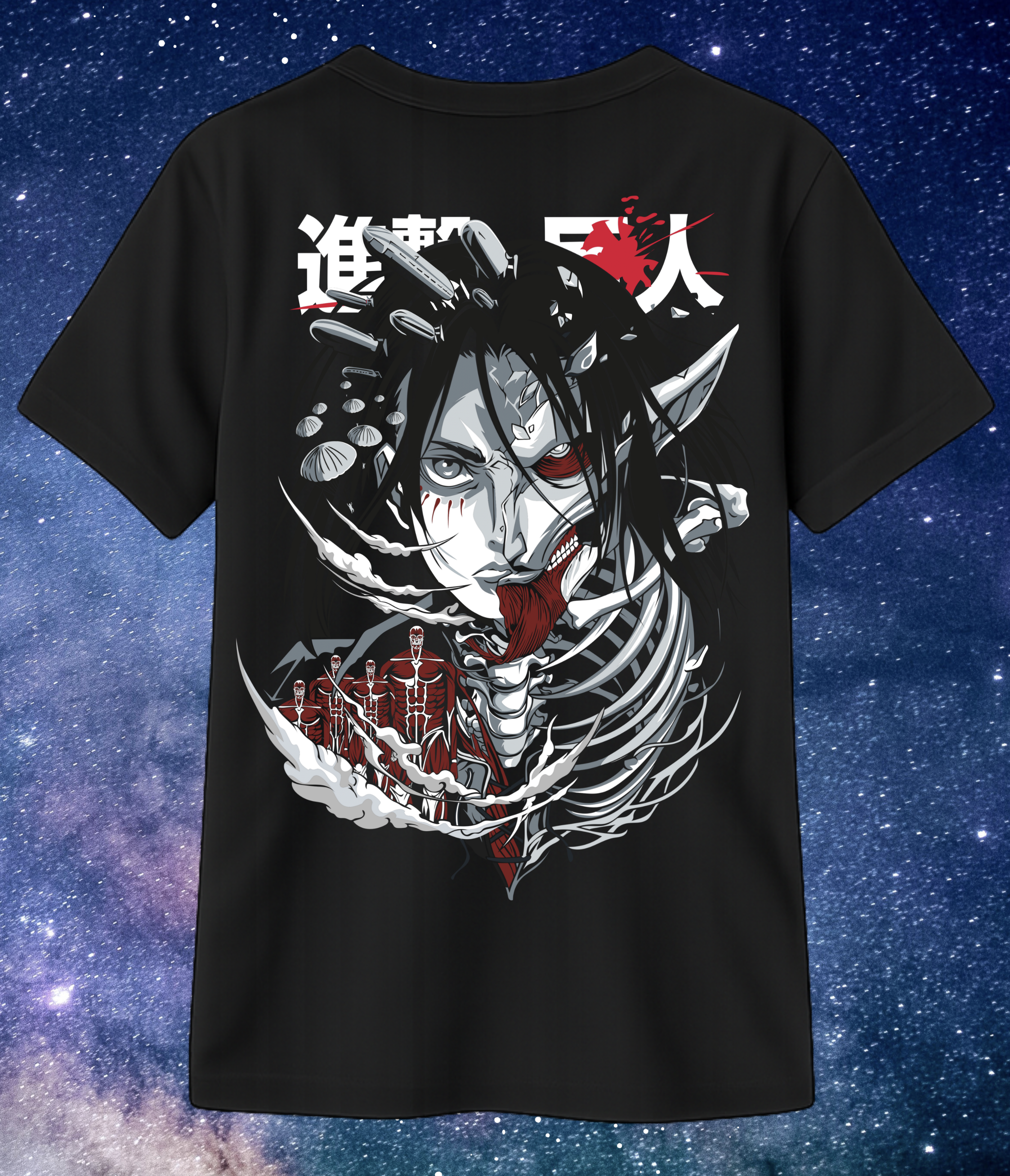 Camisa de Attack on Titan