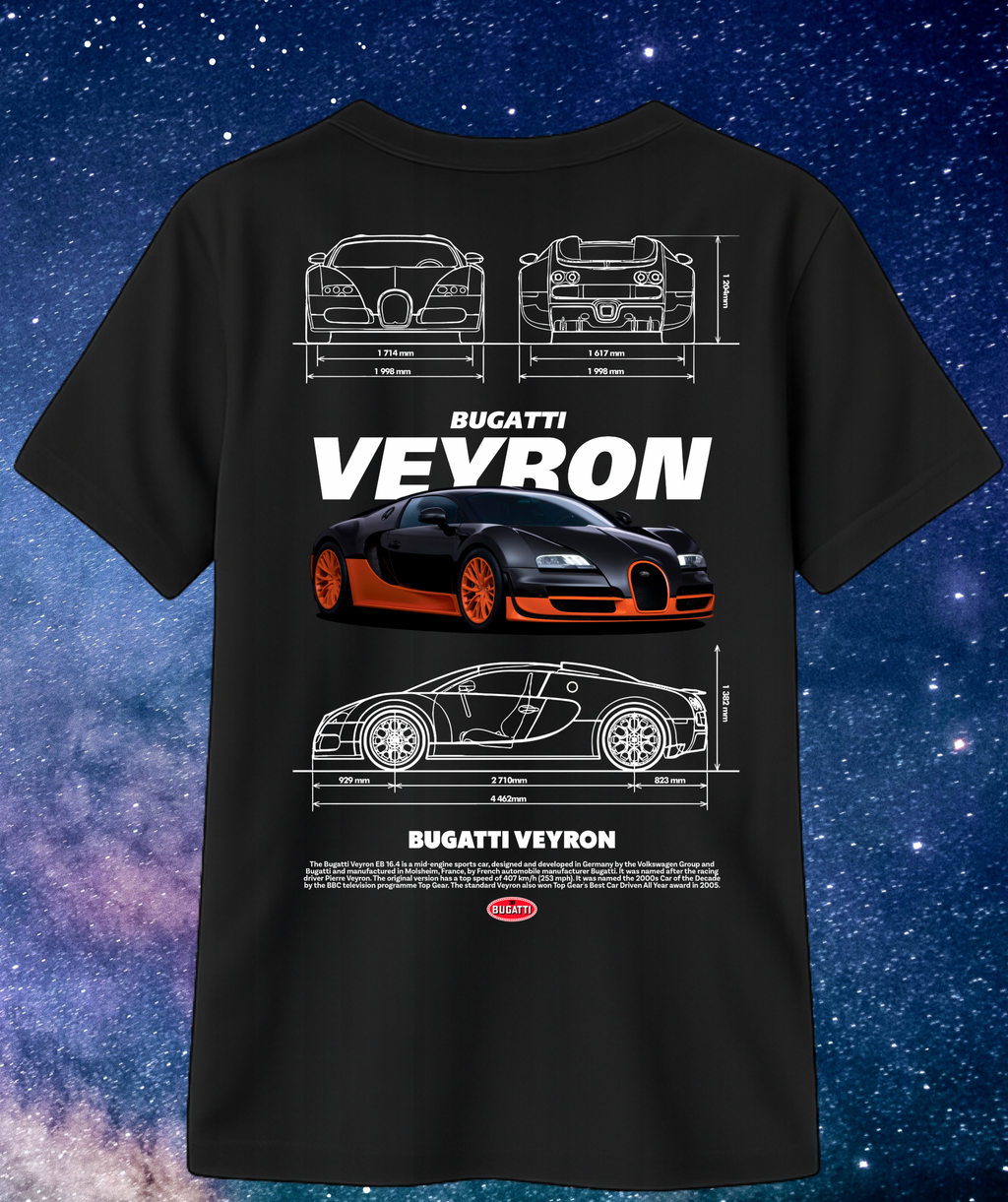 Camisa de bugatti Veyron