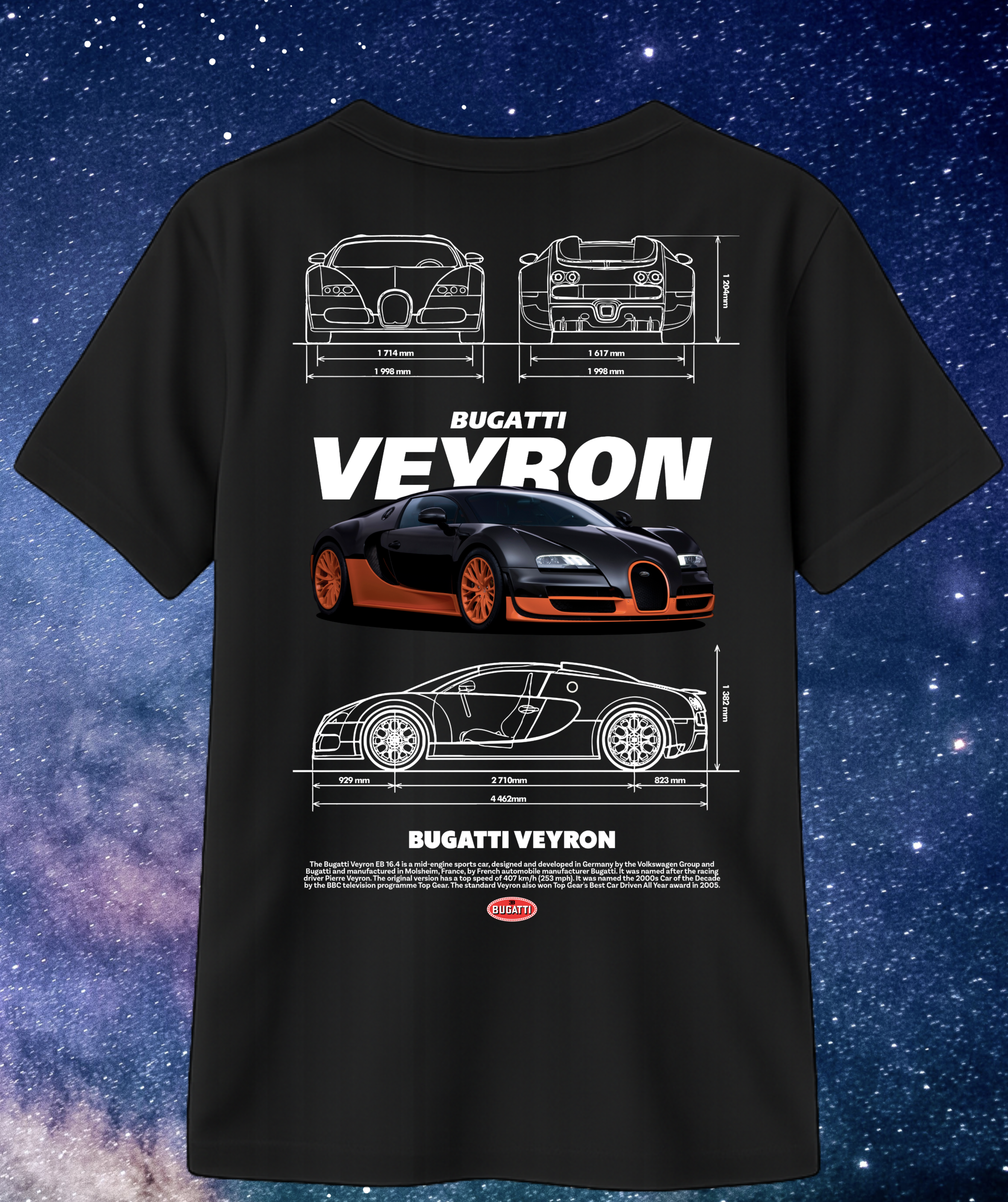 Camisa de bugatti Veyron
